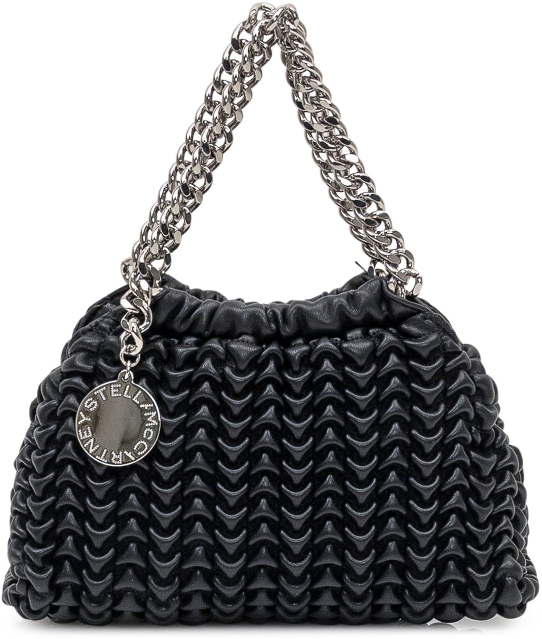 Stella McCartney Stella McCartney Borsa a Mano Nera Trapuntata Zwart