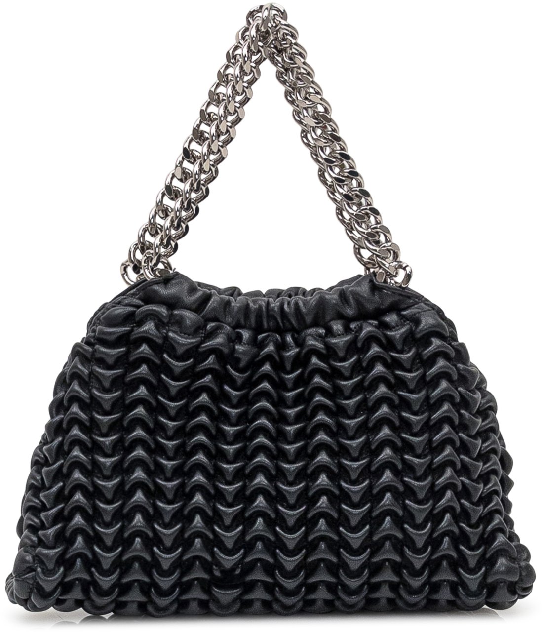 Stella McCartney Stella McCartney Borsa a Mano Nera Trapuntata Zwart
