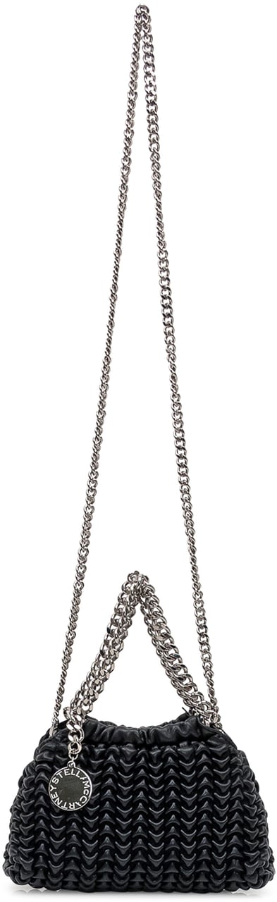 Stella McCartney Stella McCartney Borsa a Mano Nera Trapuntata Zwart