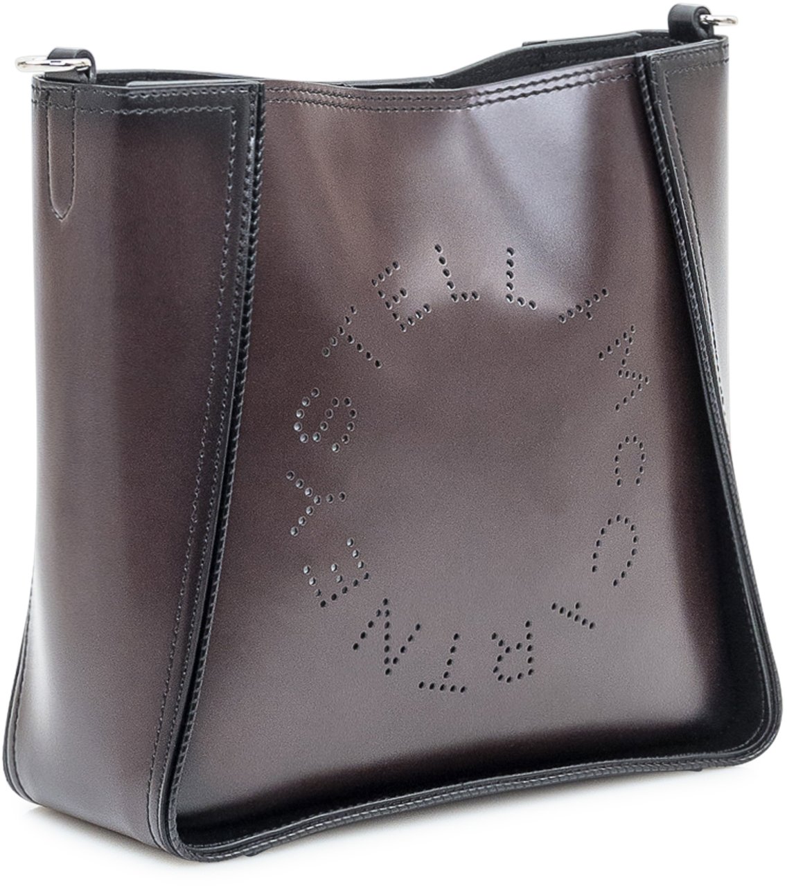 Stella McCartney Stella McCartney Crossbody Bag Logo Cut Out Bruin