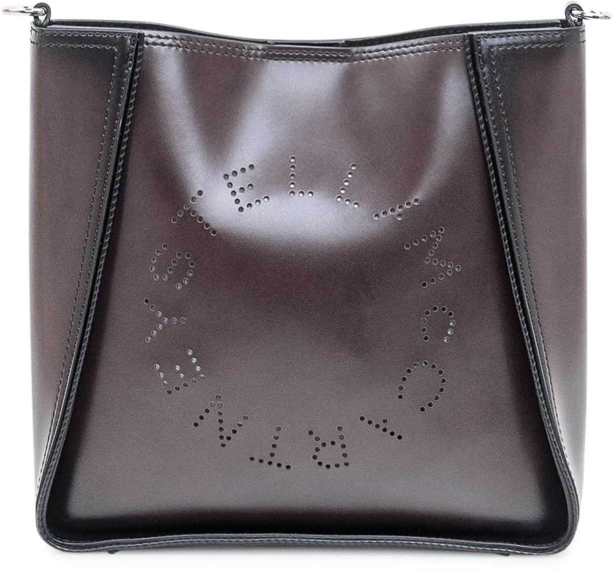 Stella McCartney Stella McCartney Crossbody Bag Logo Cut Out Bruin