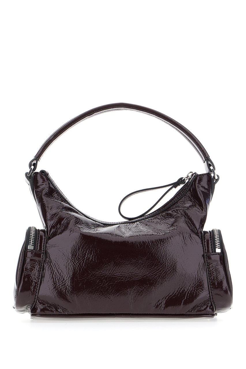 Stella McCartney Stella Mccartney Aubergine synthetic leather small Dartmoor handbag Paars