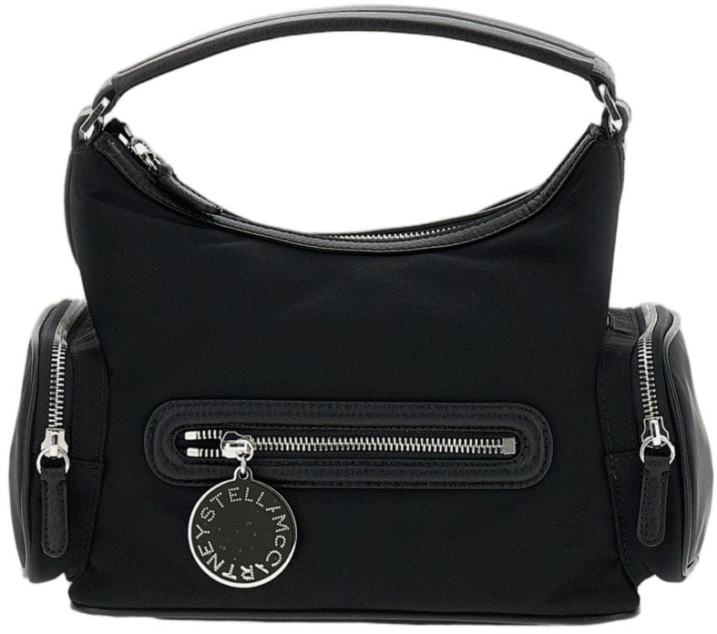 Stella McCartney Black Dartmoor Small Shoulder Bag Zwart