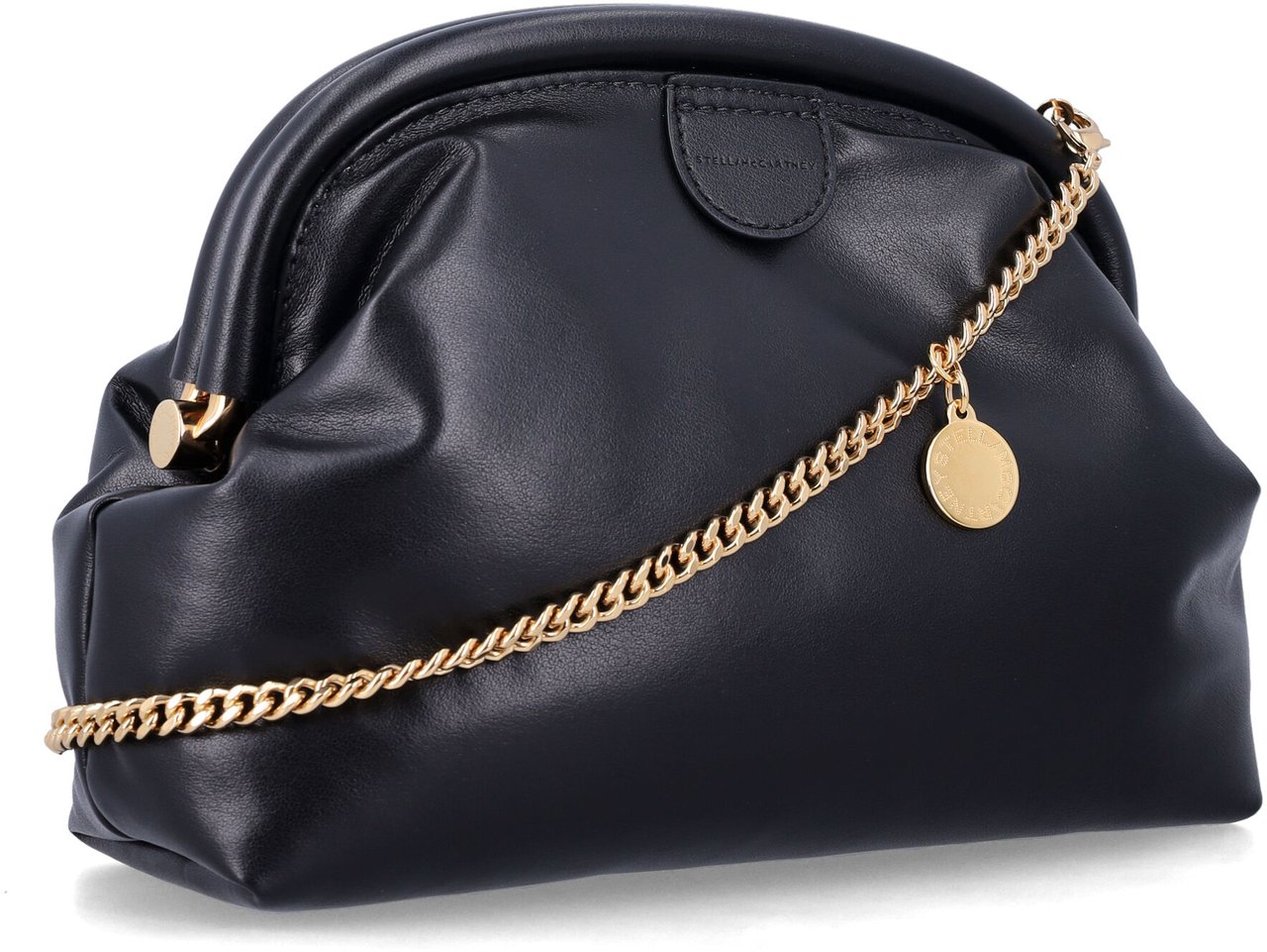 Stella McCartney Falabella Soft Clutch Nero Zwart