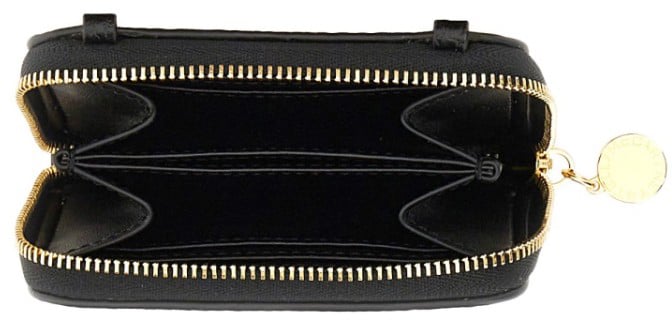 Stella McCartney Wallet With Shoulder Strap Zwart