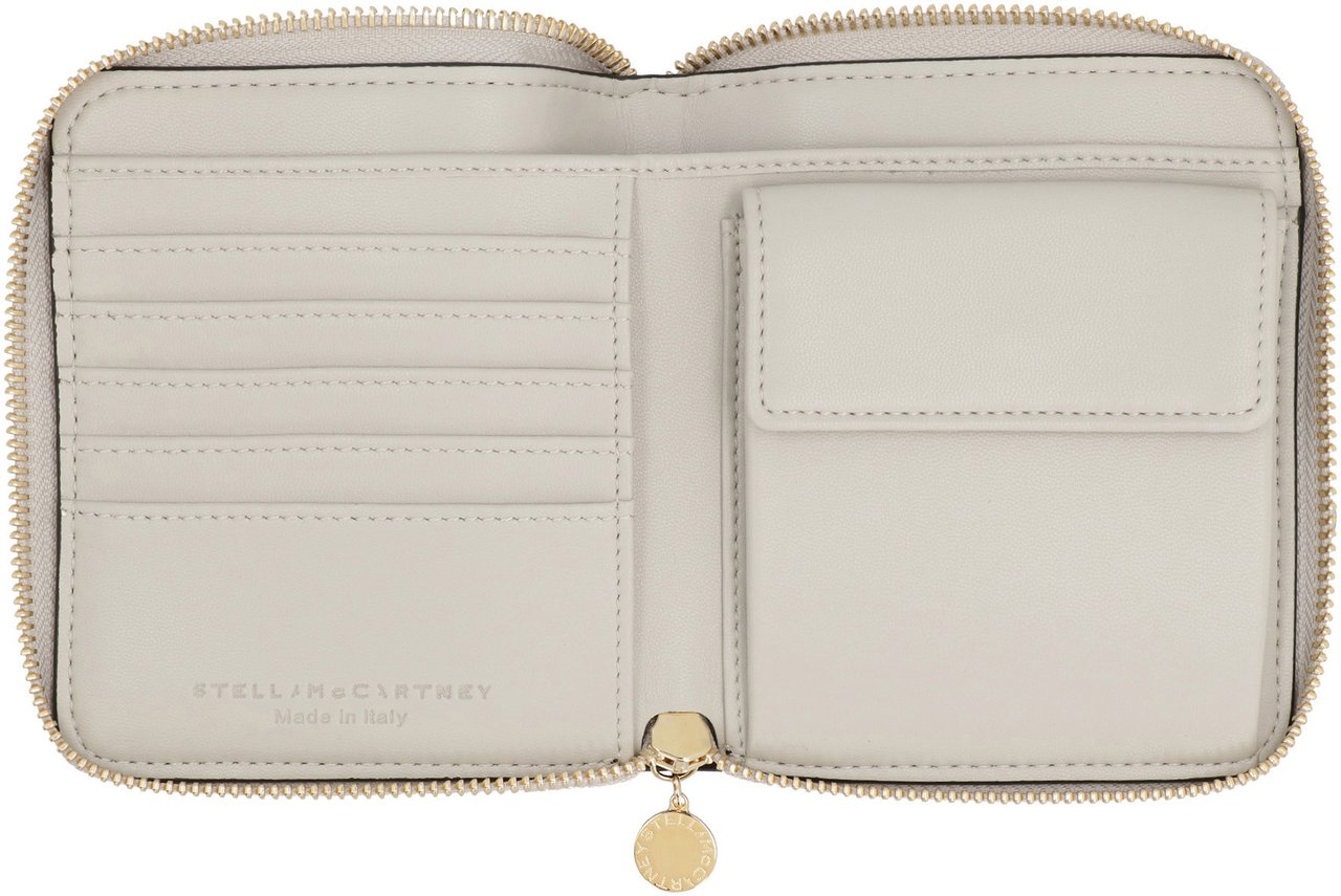 Stella McCartney Stella Logo Alter-Nappa wallet Zwart