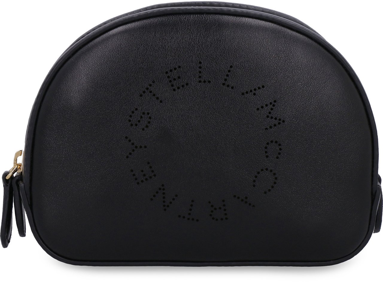 Stella McCartney Stella Logo wash bag Zwart