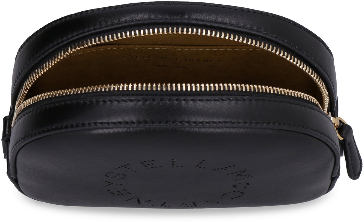 Stella McCartney Stella Logo wash bag Zwart