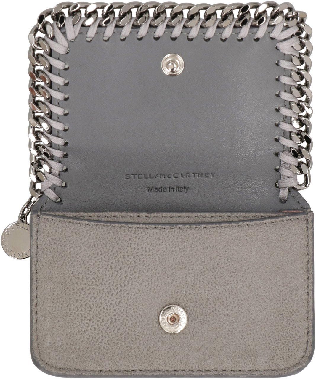 Stella McCartney Wallet with small flap Falabella Grijs