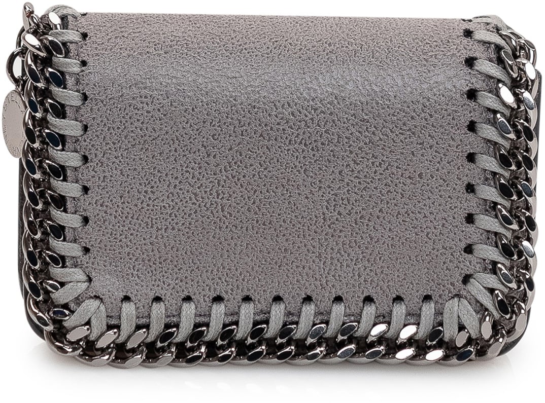 Stella McCartney Portacarte Falabella Taupe