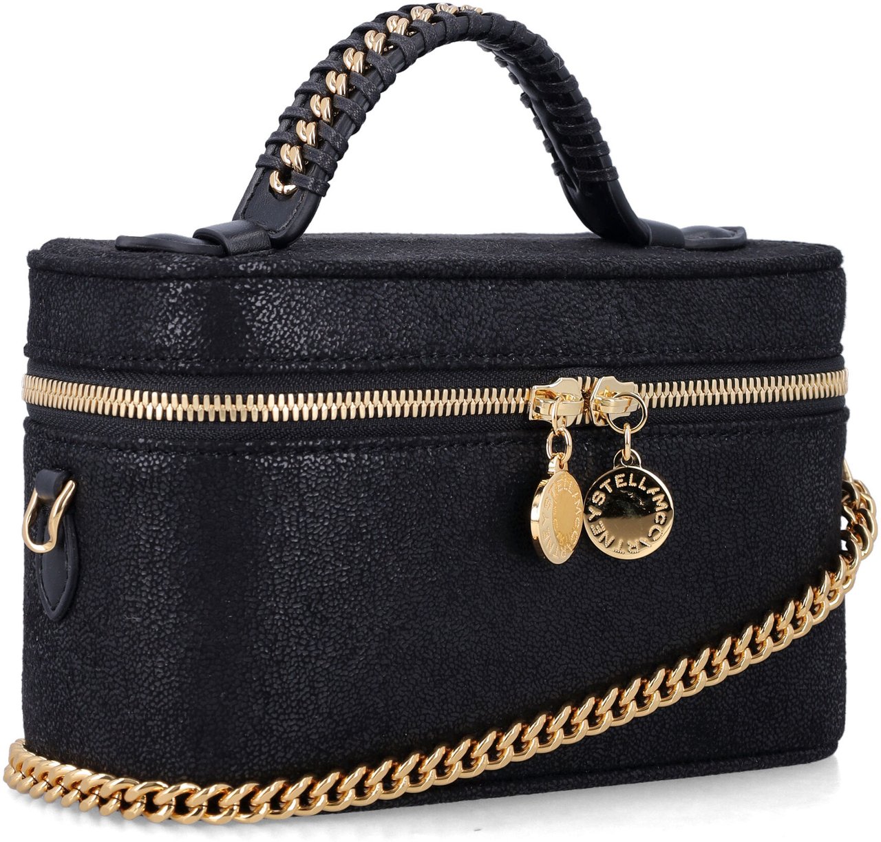 Stella McCartney Cosmetic Case Eco Black Golf Zwart