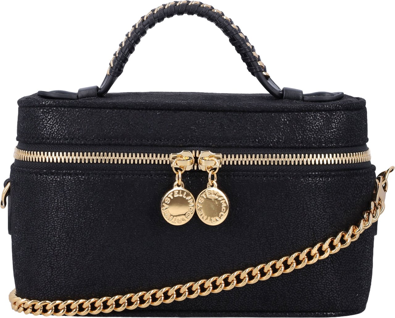 Stella McCartney Cosmetic Case Eco Black Golf Zwart