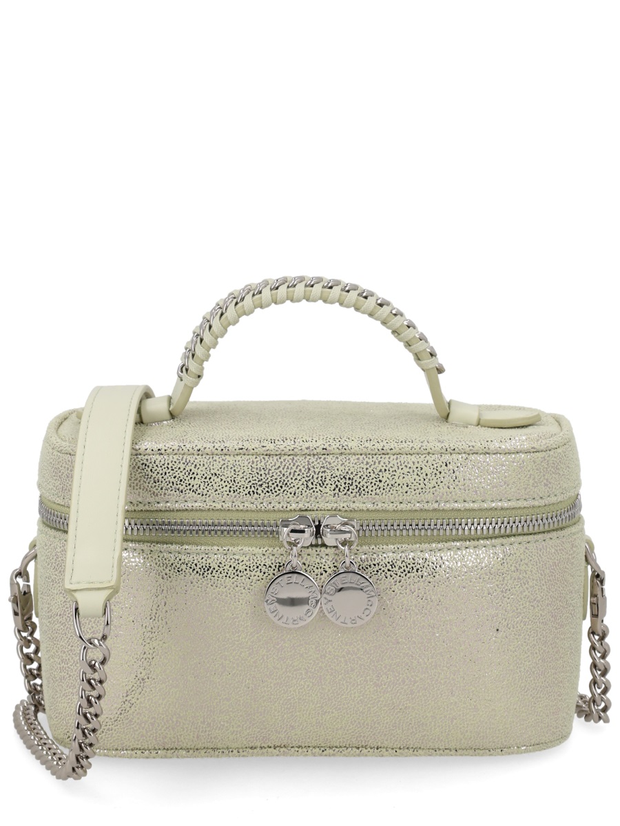 Stella McCartney Vanity Falabella Metallic Top Bag Neutraal