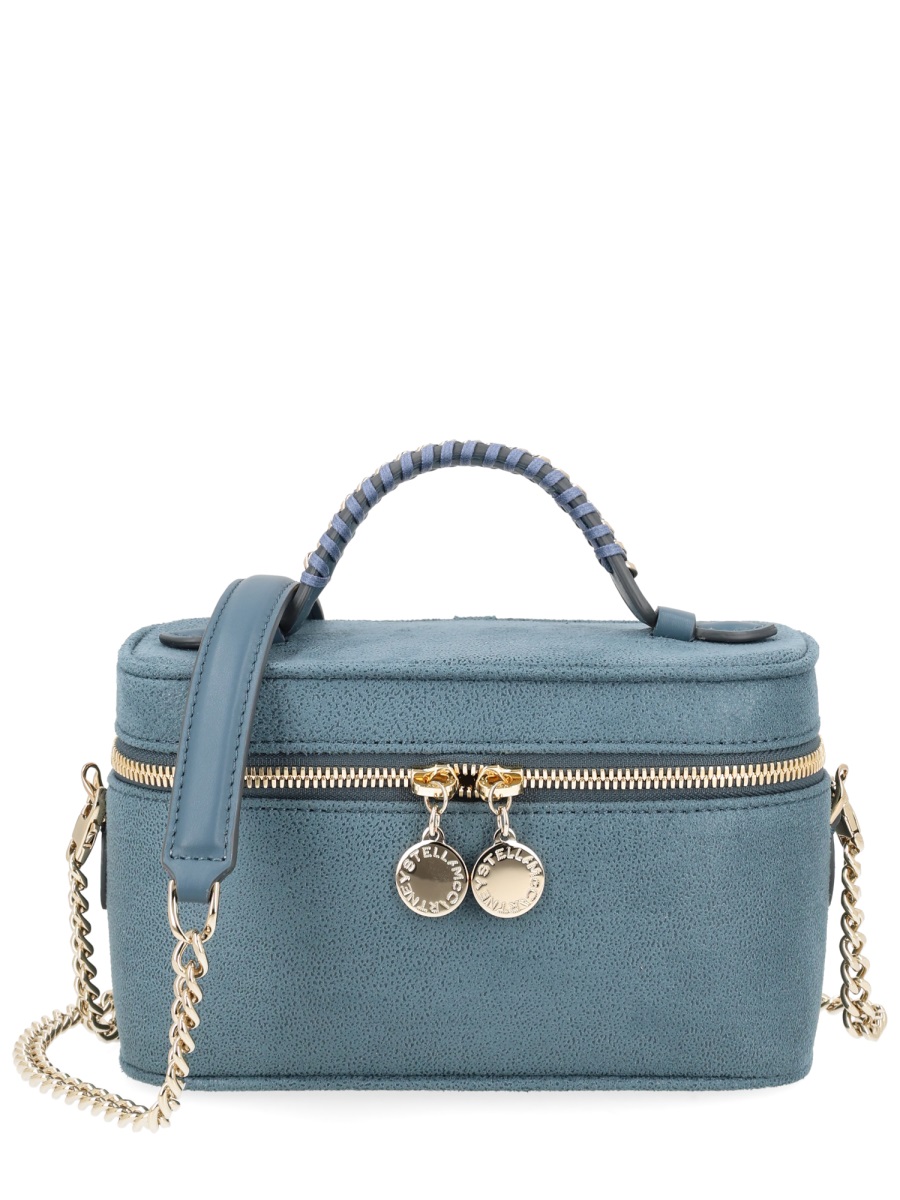 Stella McCartney Gold Vanity Falabella Polyamide Bag Blauw