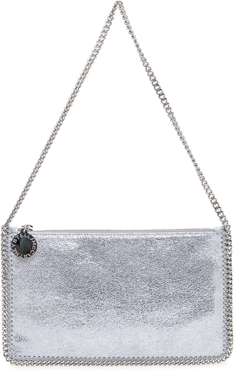 Stella McCartney Pochette Stella McCartney con profilo a catena Zilver