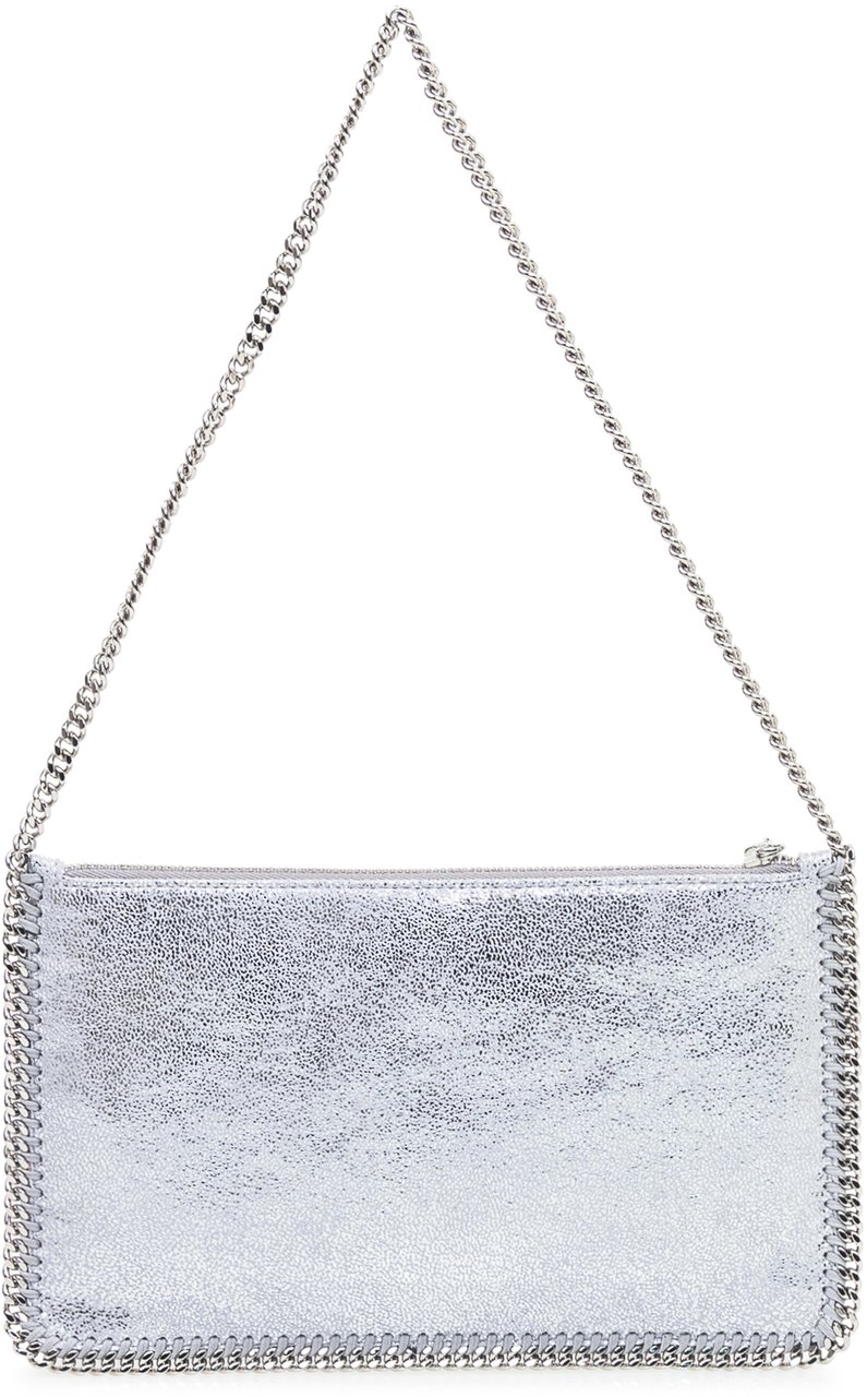 Stella McCartney Pochette Stella McCartney con profilo a catena Zilver