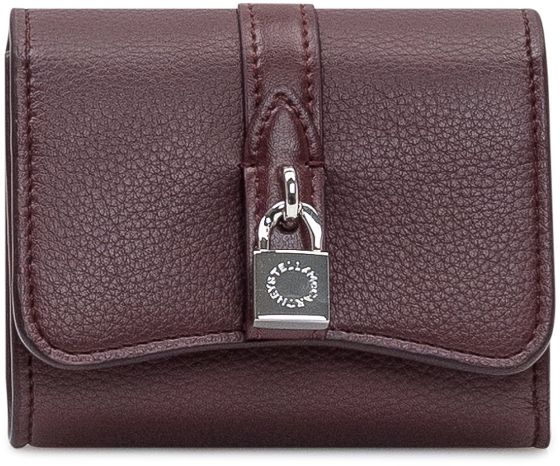 Stella McCartney Stella McCartney Portafoglio Lock in Bordeaux Rood