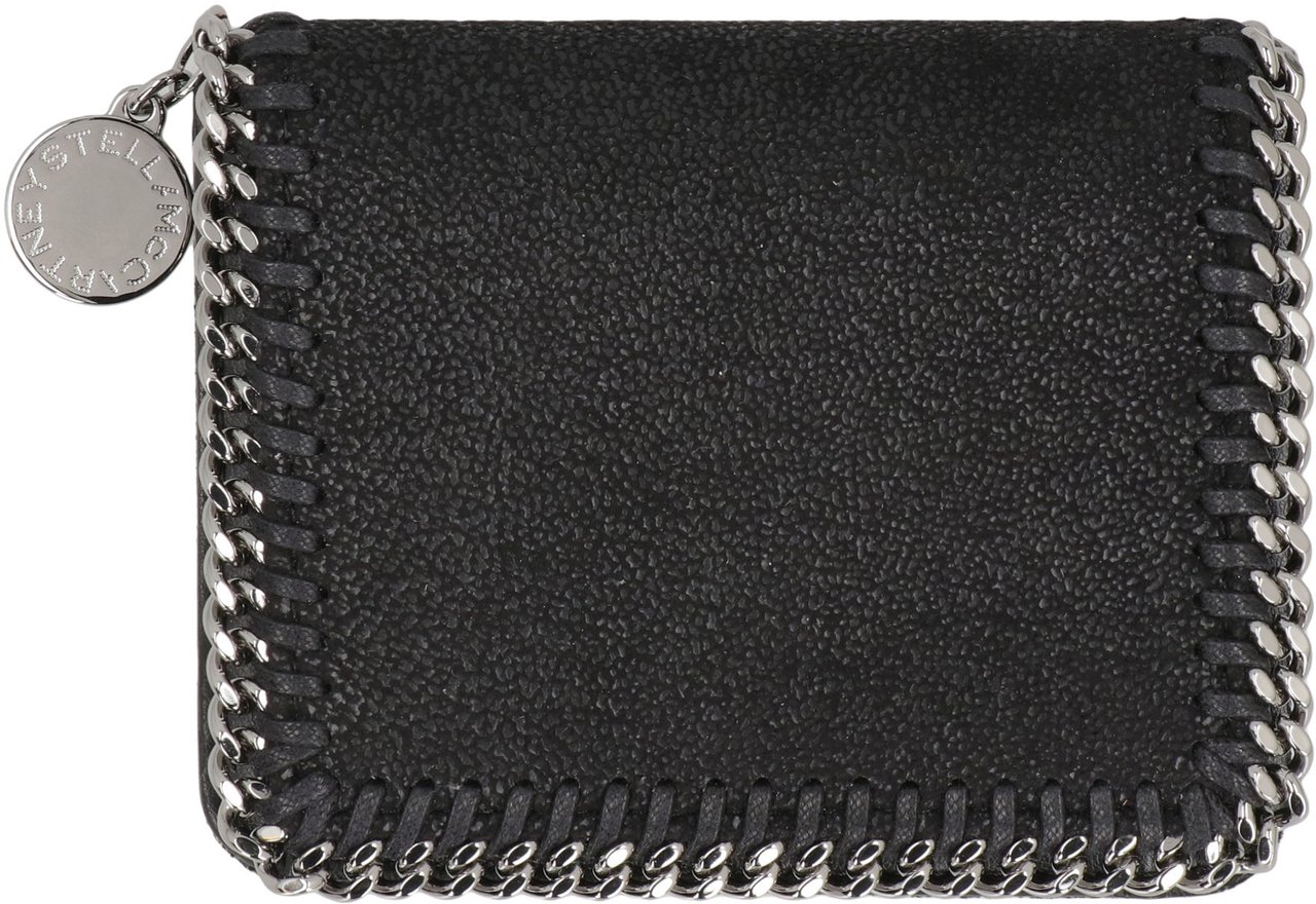 Stella McCartney Bi-Fold Wallet Falabella Zwart