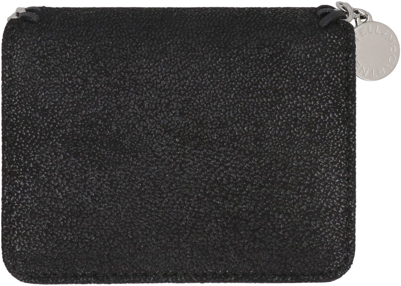 Stella McCartney Bi-Fold Wallet Falabella Zwart