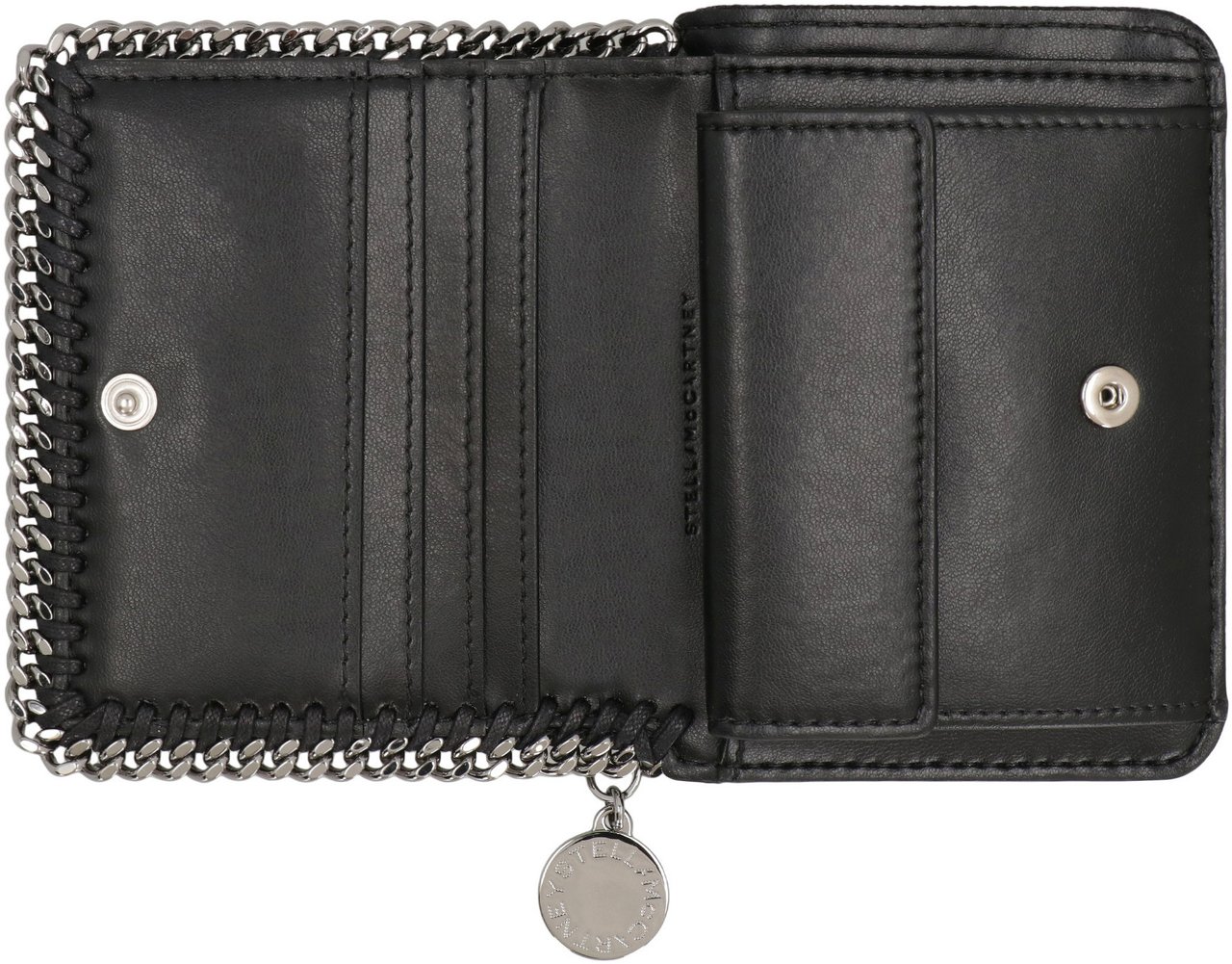 Stella McCartney Bi-Fold Wallet Falabella Zwart