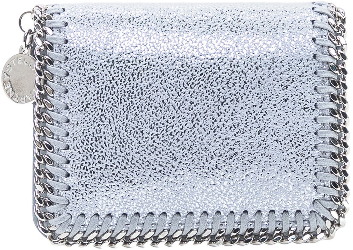 Stella McCartney Portafoglio Laminato con Catena Zilver