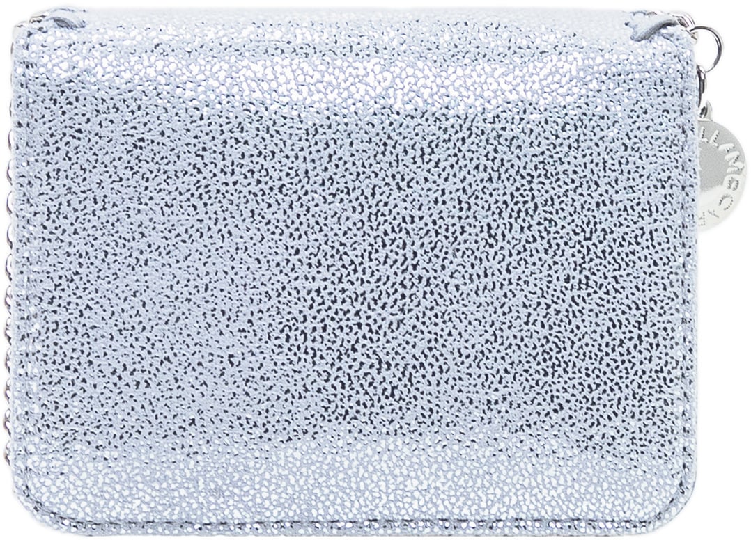 Stella McCartney Portafoglio Laminato con Catena Zilver