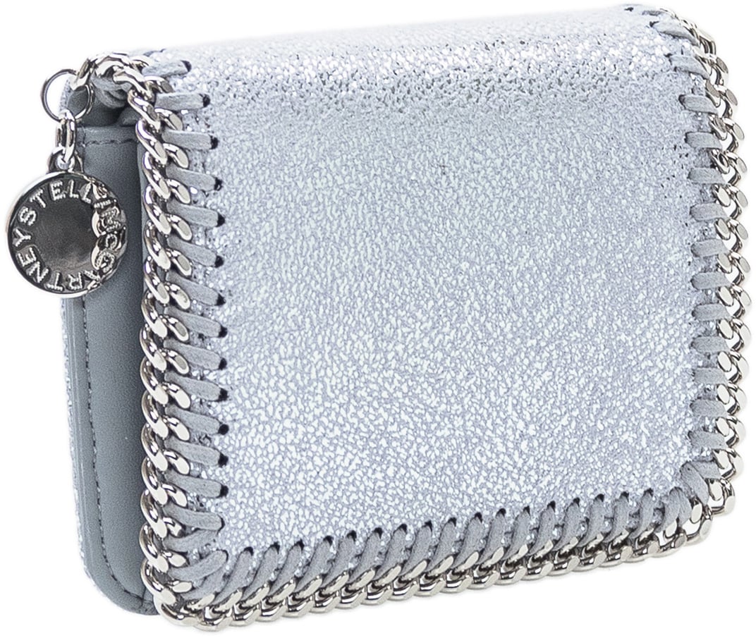 Stella McCartney Portafoglio Laminato con Catena Zilver