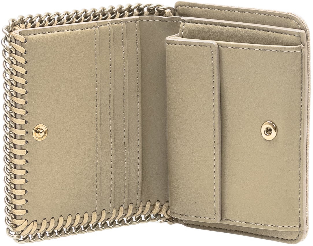 Stella McCartney Portafoglio Laminato con Catena Goud