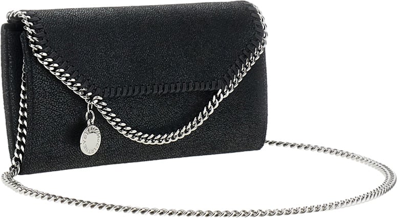 Stella McCartney Falabella Wallet Chain Bag Zwart