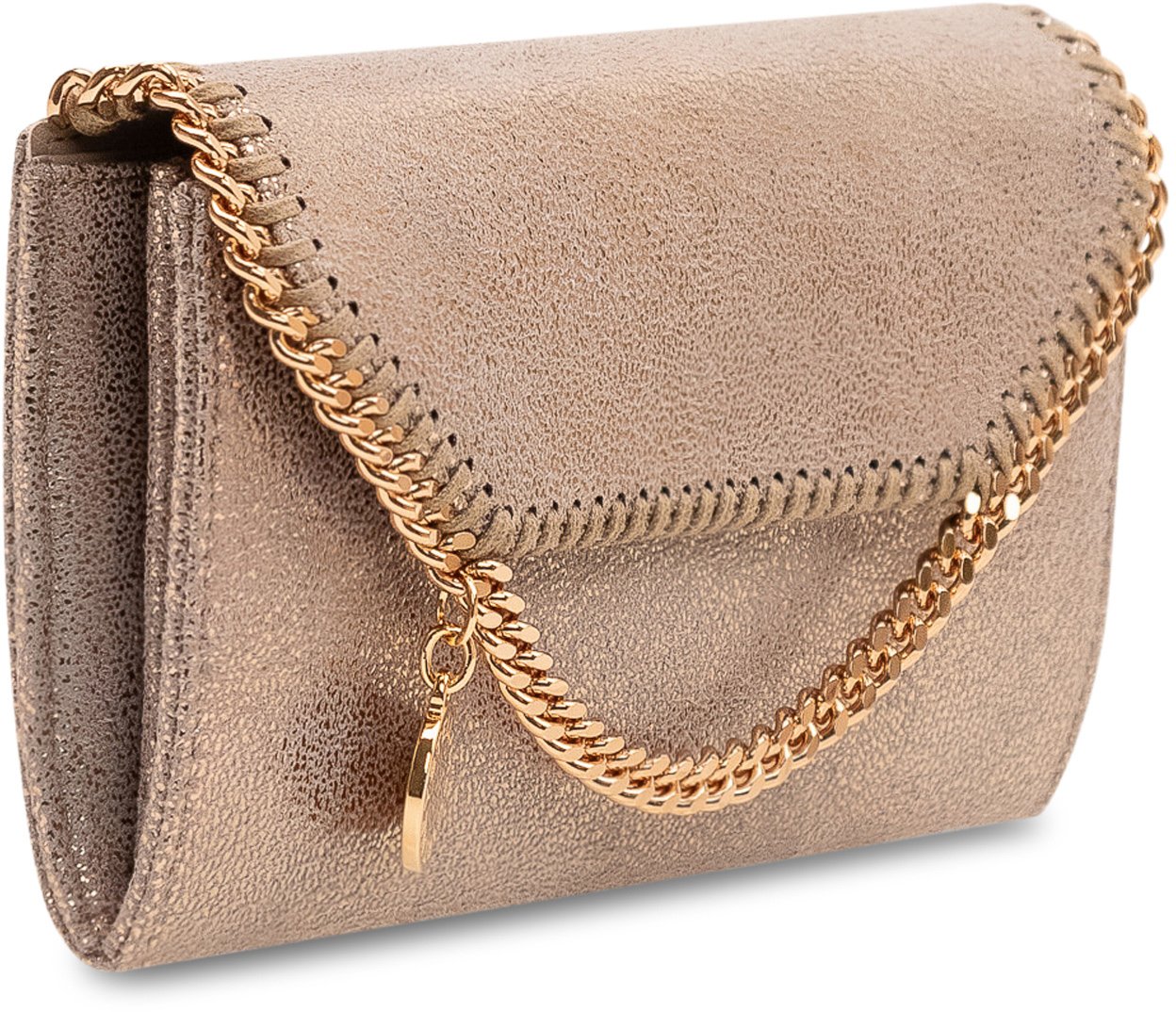 Stella McCartney Portafoglio Falabella Taupe