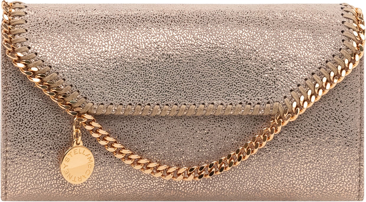 Stella McCartney Portafoglio Falabella Taupe