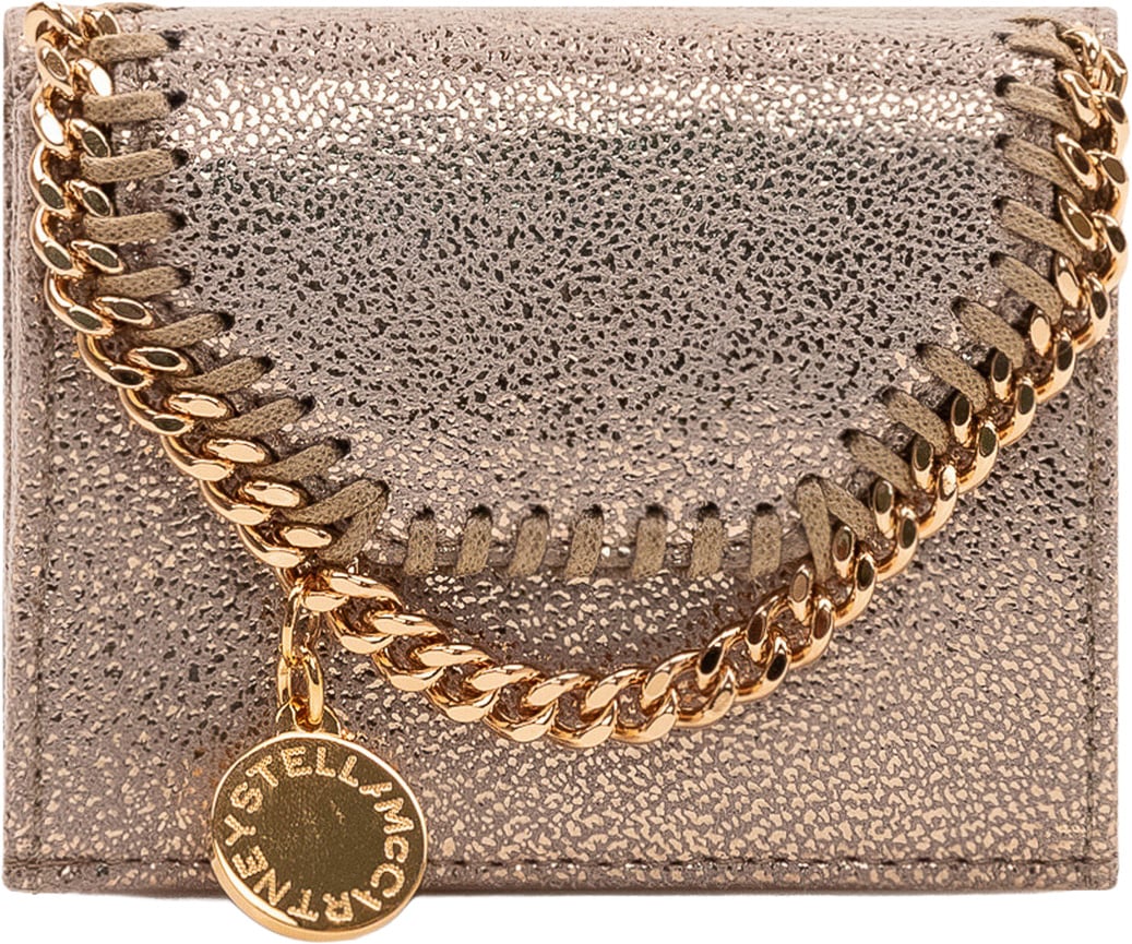 Stella McCartney Portafoglio Falabella Beige