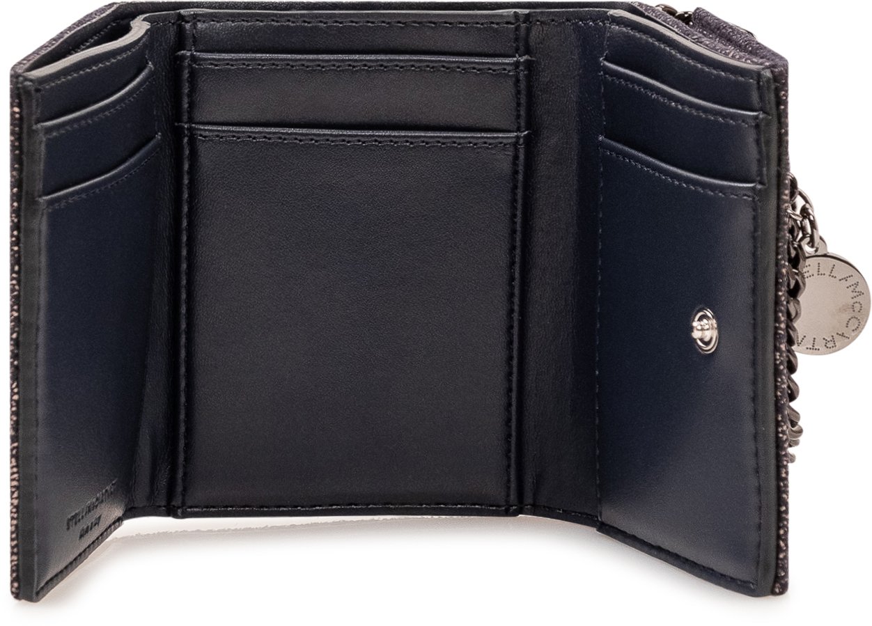 Stella McCartney Falabella Portafoglio Trifold con Catena Paars