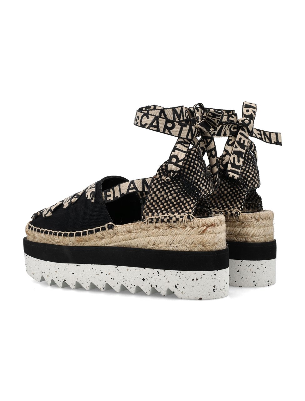 Stella McCartney Gaia Espadrillas Low Nero Zwart