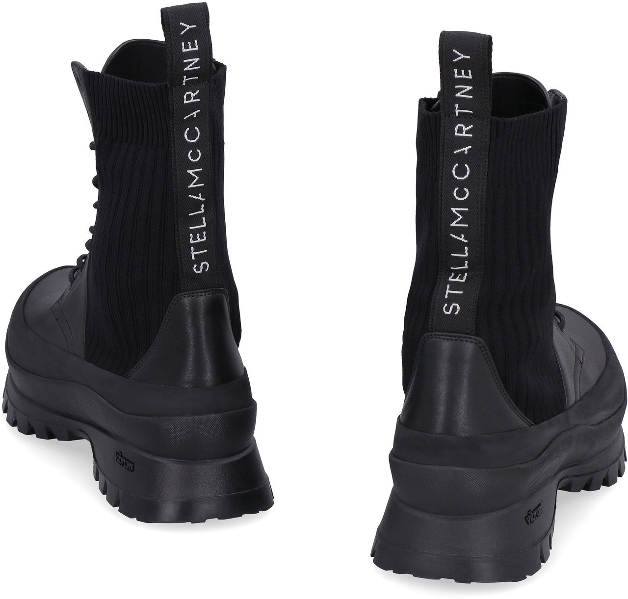 Stella McCartney Trace Chelsea combat boots Zwart