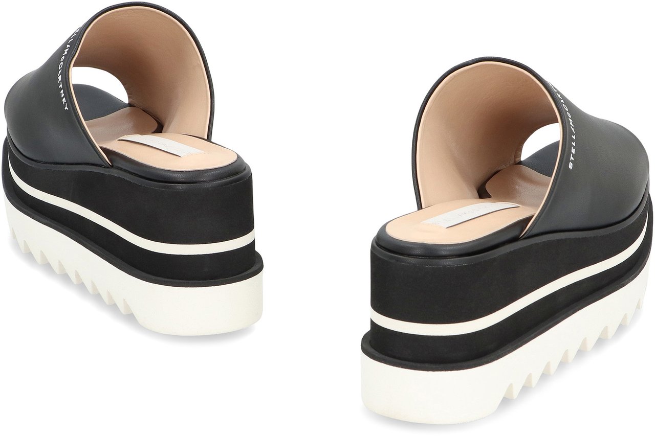 Stella McCartney Sneak Elyse sabot Zwart