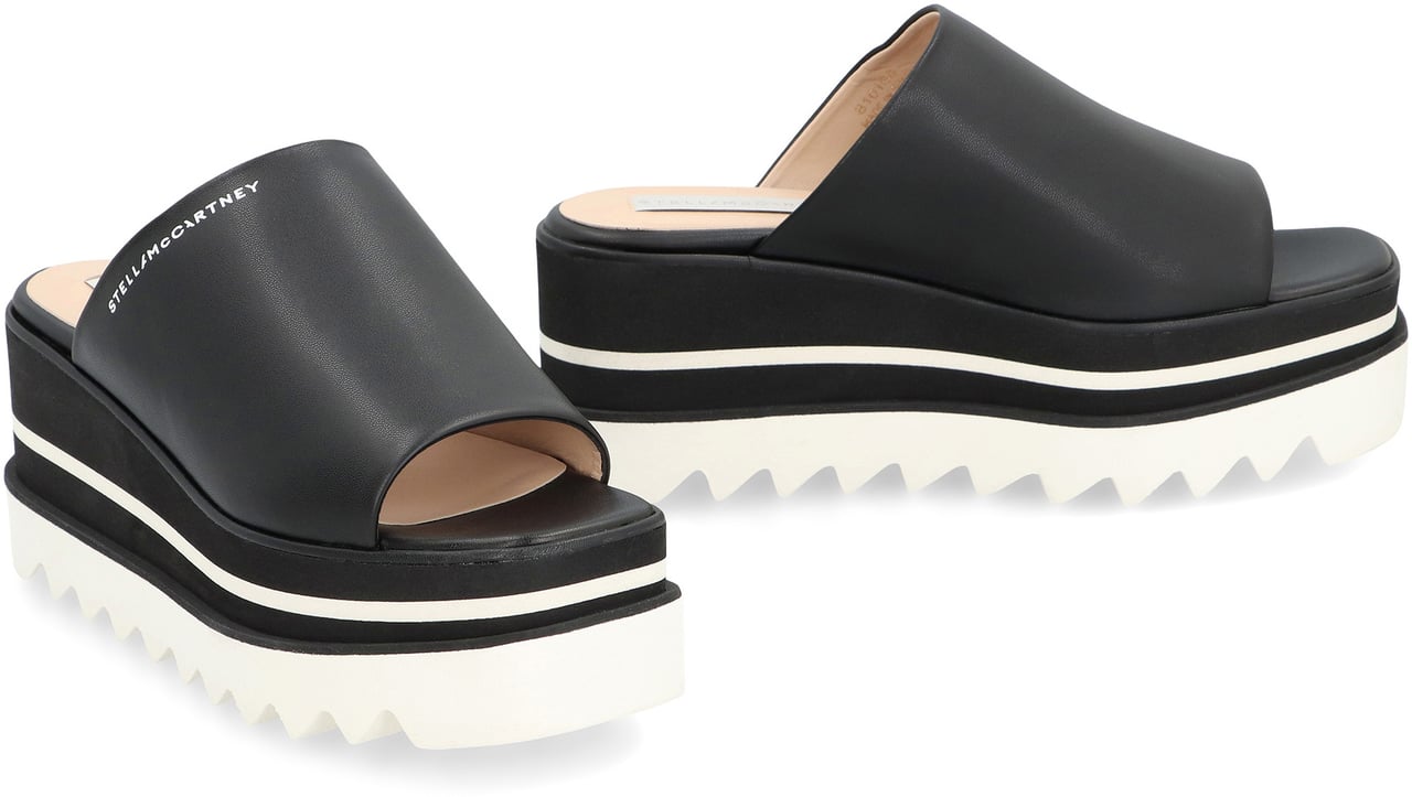 Stella McCartney Sneak Elyse sabot Zwart