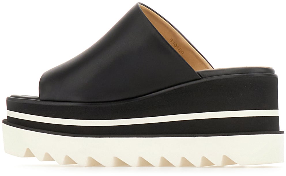 Stella McCartney Stella McCartney Black Alter Mat Sneak-Elyse slippers Zwart