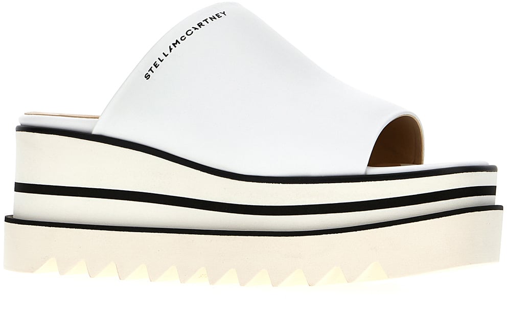 Stella McCartney Stella McCartney White Alter Mat Sneak-Elyse slippers Wit