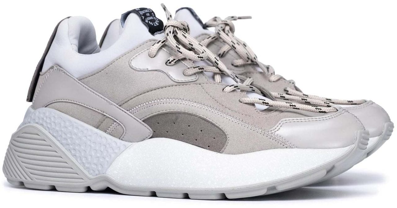 Stella McCartney Stella McCartney Eclypse Alter Faux Suede Sneakers Grijs