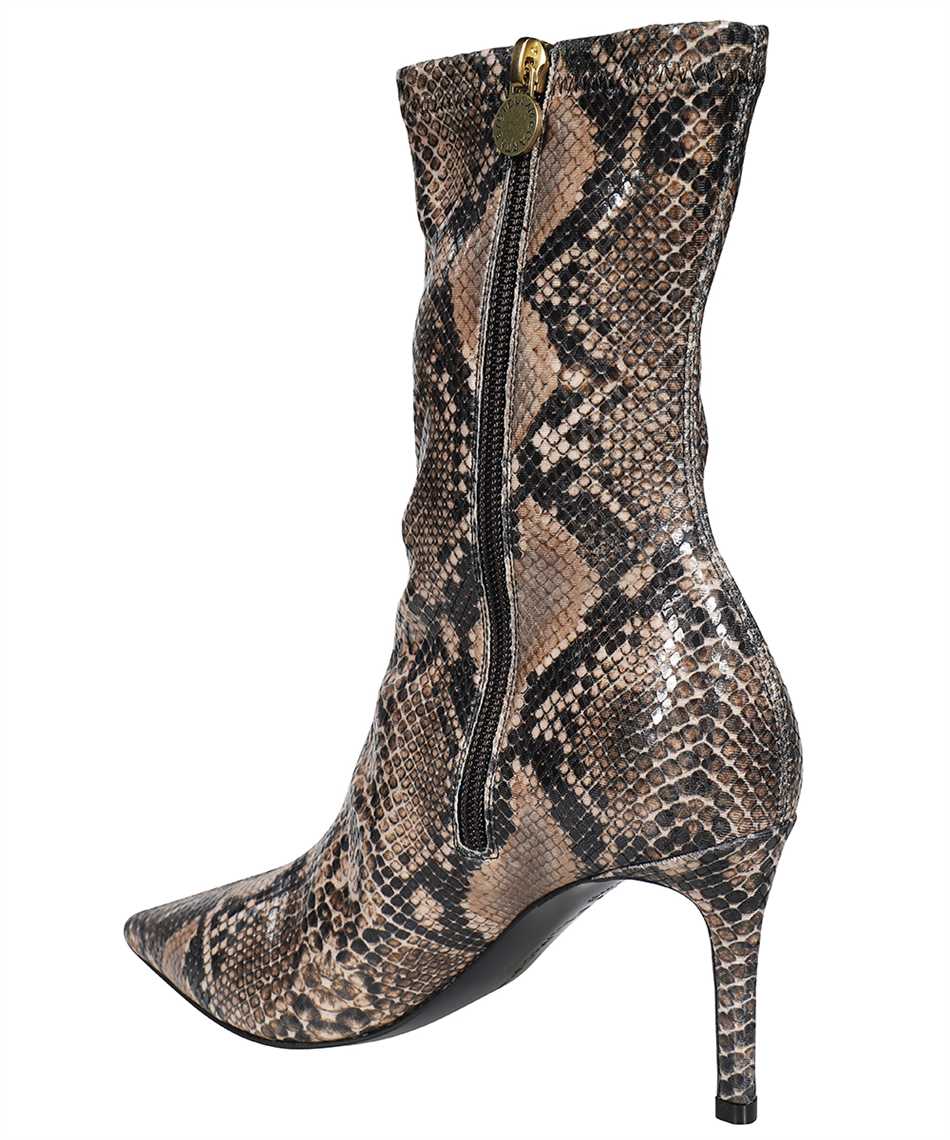Stella McCartney Snakeskin print heels ankle boots Bruin