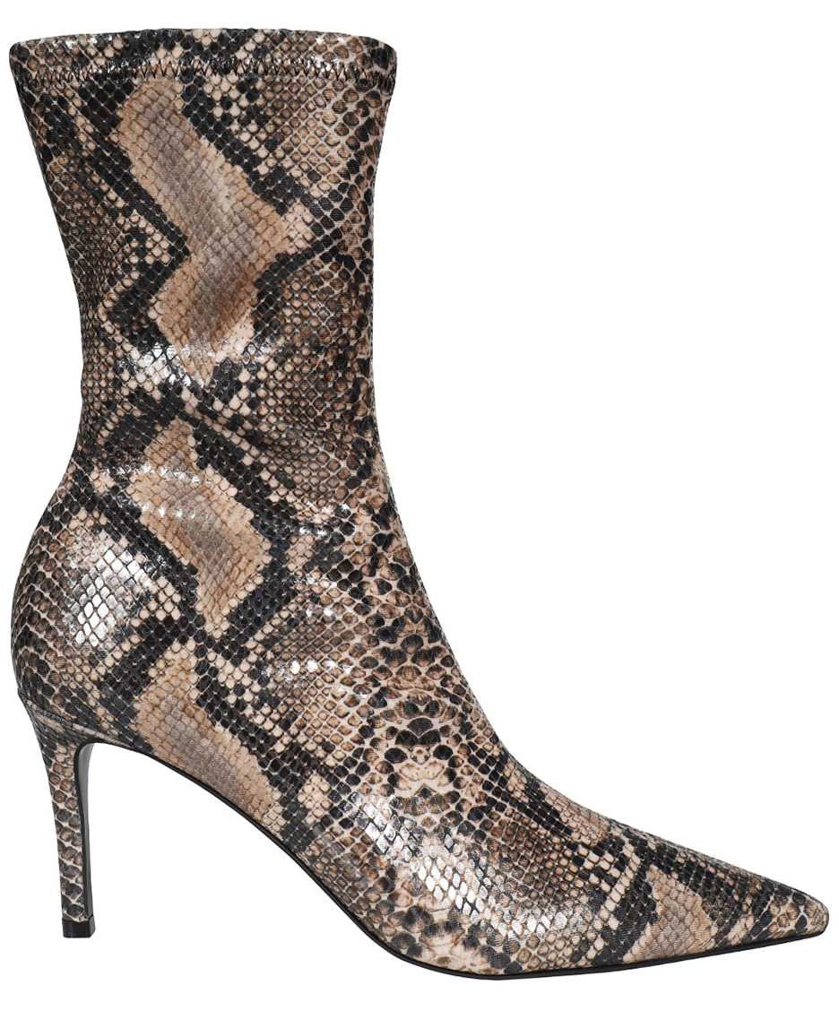 Stella McCartney Snakeskin print heels ankle boots Bruin