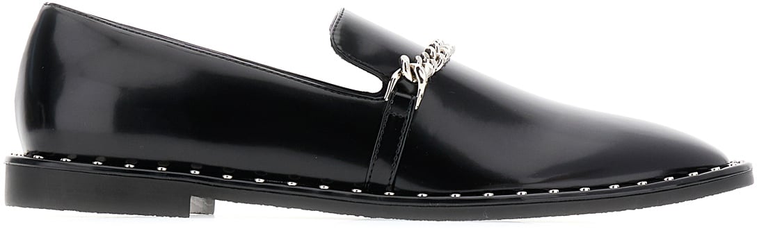 Stella McCartney Stella McCartney Black alter mat Falabella loafers Zwart