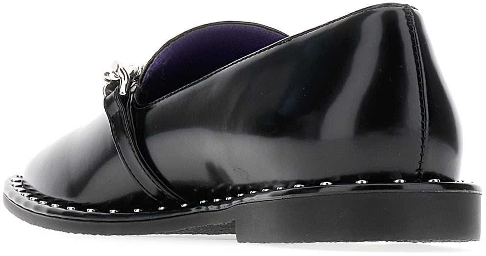 Stella McCartney Stella McCartney Black alter mat Falabella loafers Zwart