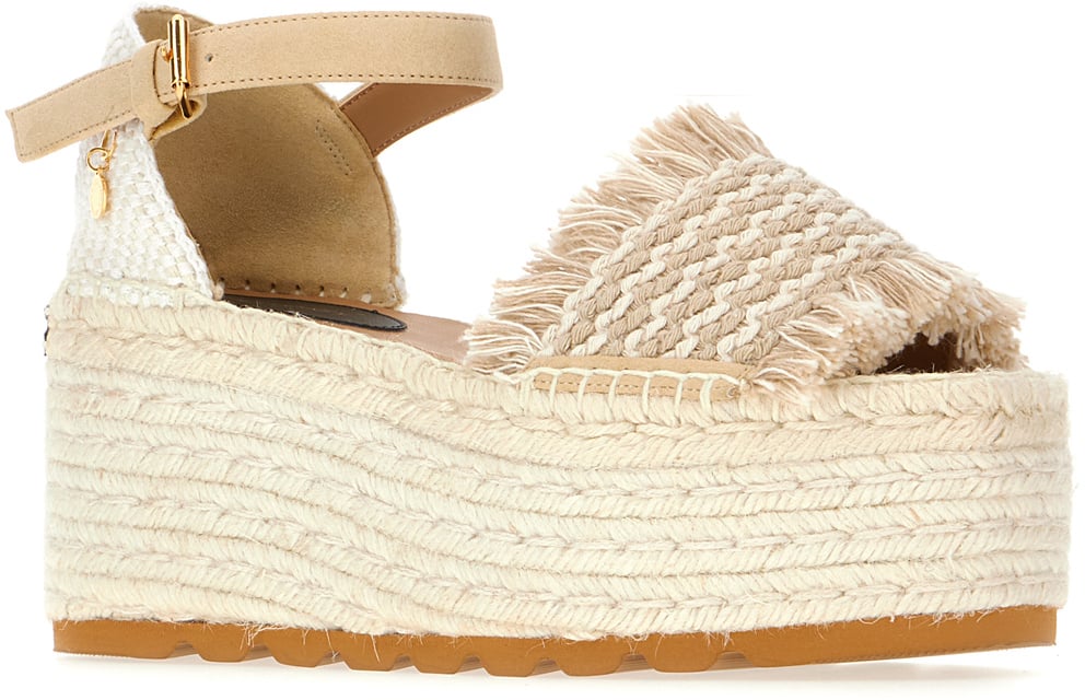 Stella McCartney Stella McCartney Multicolor canvas wedge Divers