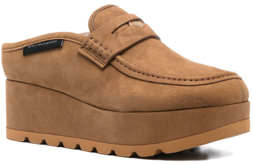 Stella McCartney Flat Shoes Pecan Bruin