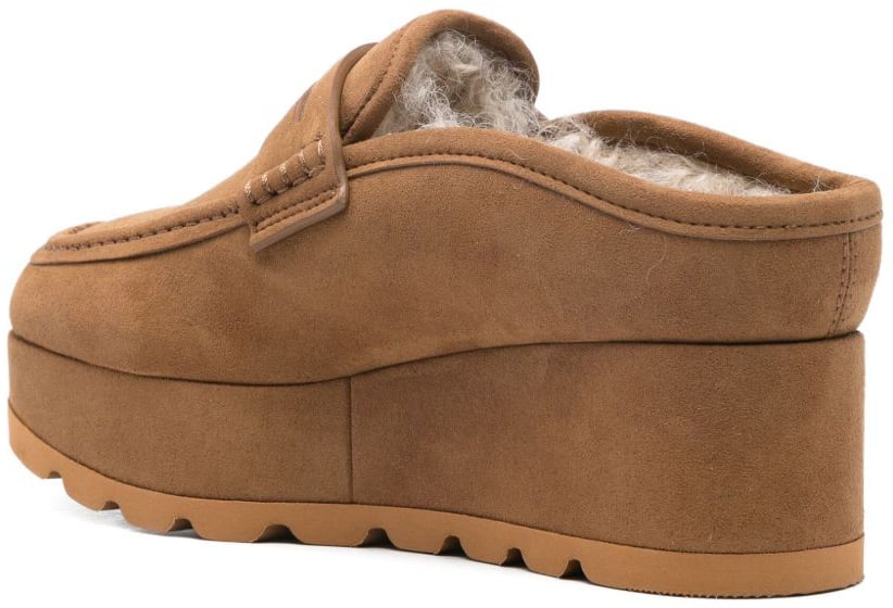 Stella McCartney Flat Shoes Pecan Bruin