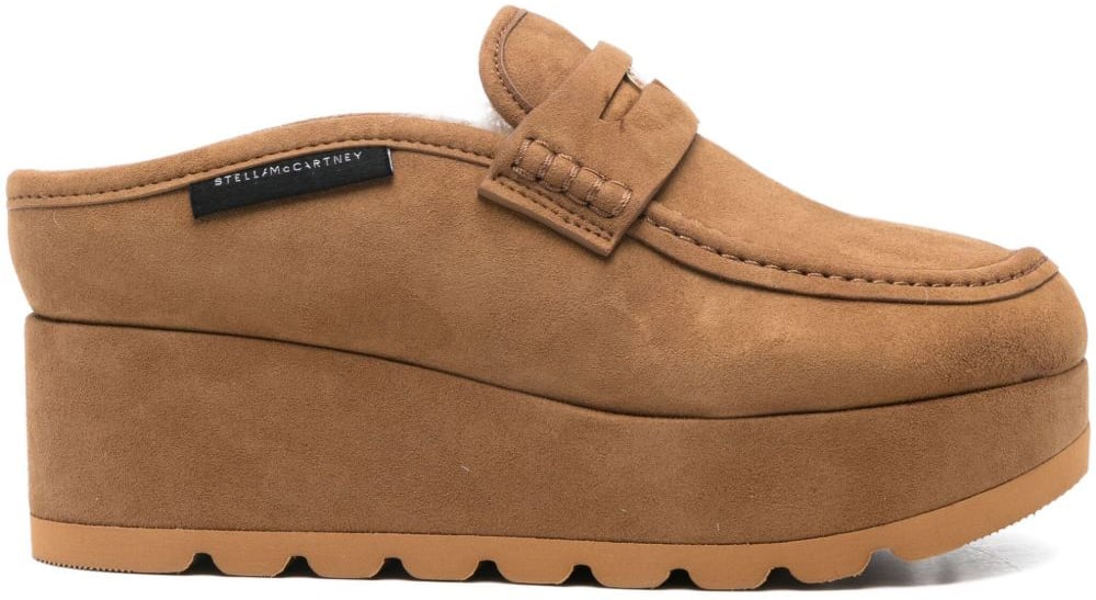 Stella McCartney Flat Shoes Pecan Bruin