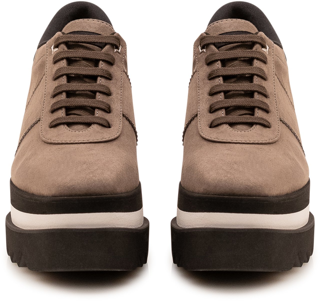 Stella McCartney Sneakelyse con Suola Platform Taupe