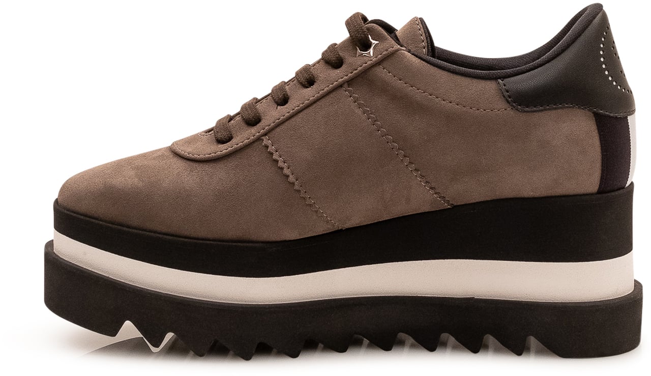 Stella McCartney Sneakelyse con Suola Platform Taupe
